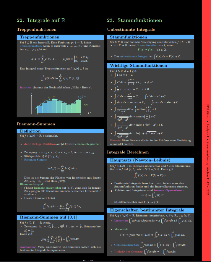 Integrale Zusammenfassung